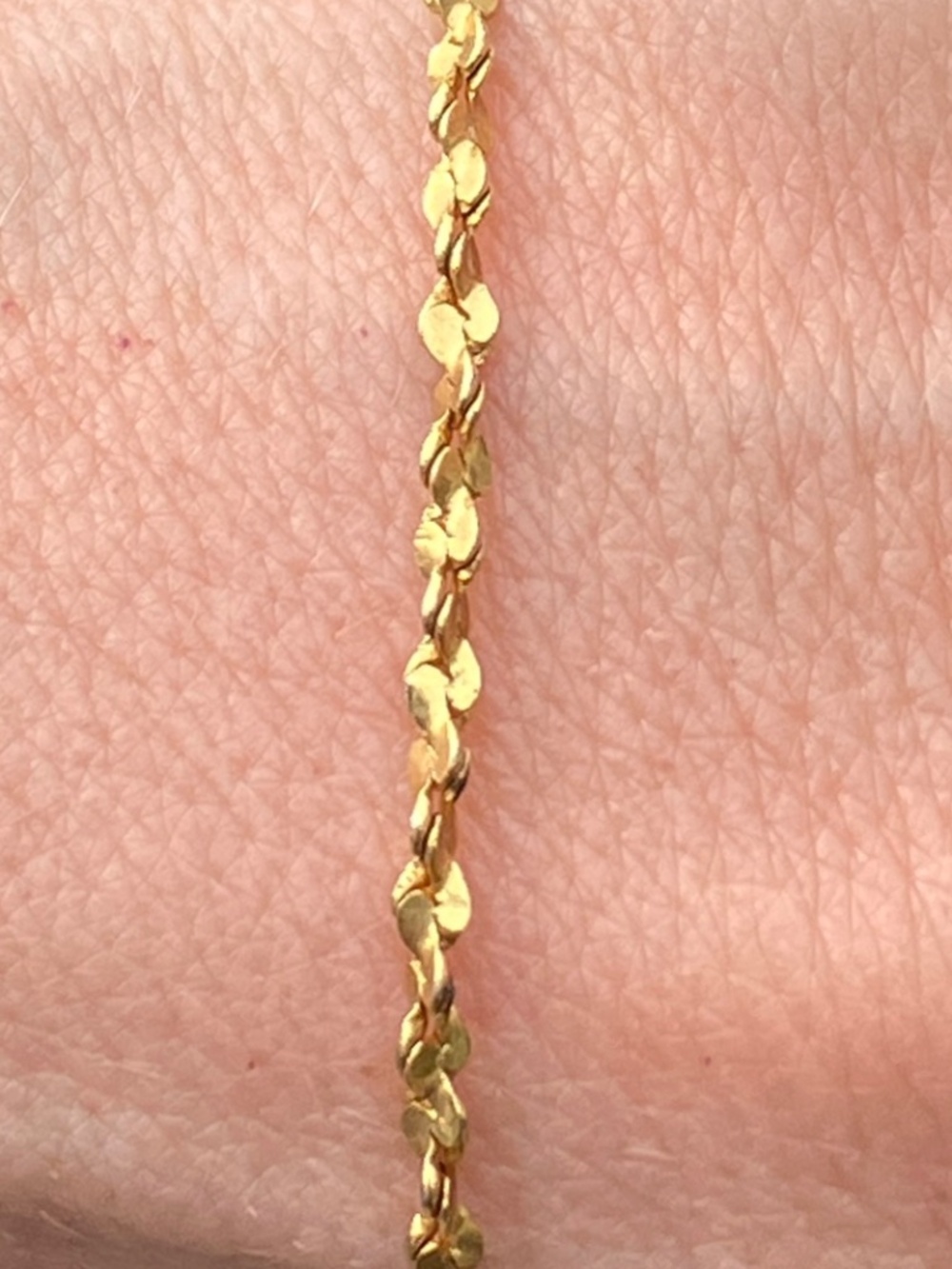 Gold Plated Link Bracelet